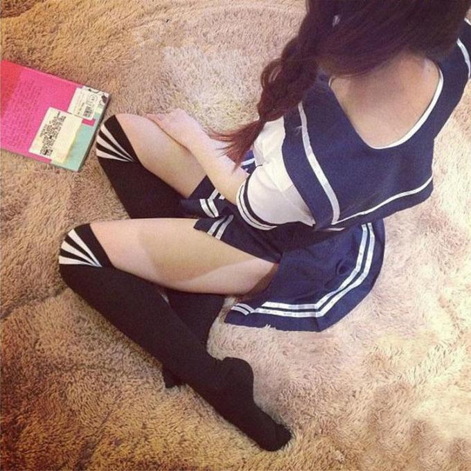 ヨーロッパおよびアメリカの女性の′ sのユニフォームのCosplayの学校の女の子のユニフォームの割れた学校の女の子のセクシーなランジェリー