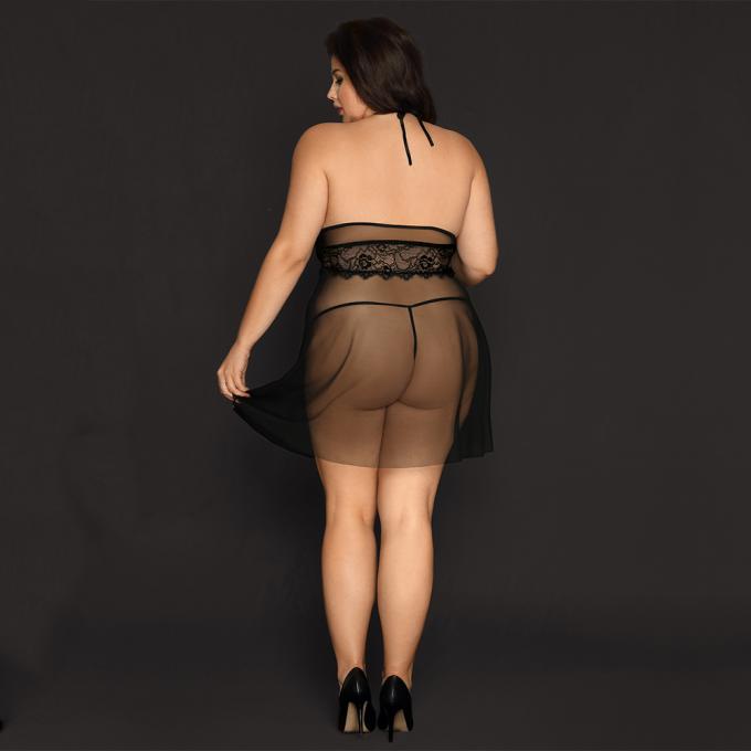 新しいレースのパジャマのセクシーなランジェリーの女性の′ S大きいサイズのLeepcoatの睡眠のスカート