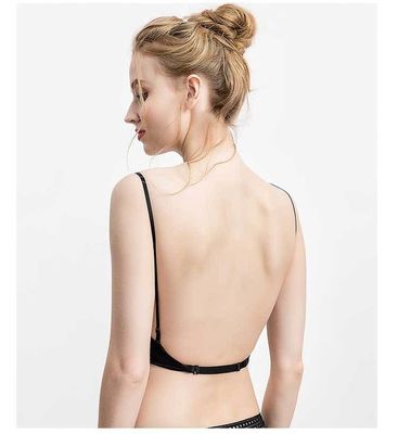 女性ホールターXXXLのストラップレスのセクシーな女性のブラのU字型背部ブラの下着の美
