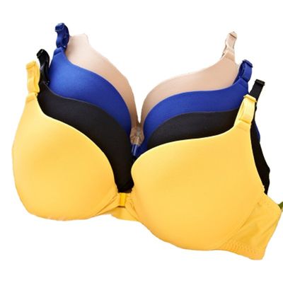 ナイロン綿32a 38Aのセクシーな女性のブラは染められた前部閉鎖のブラの完全なコップを嘆く
