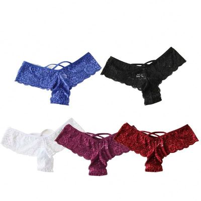 Gひも4XL 5XLのナイロン黒い半ズボンはセクシーな女性の下着の半ズボンをひもで締める
