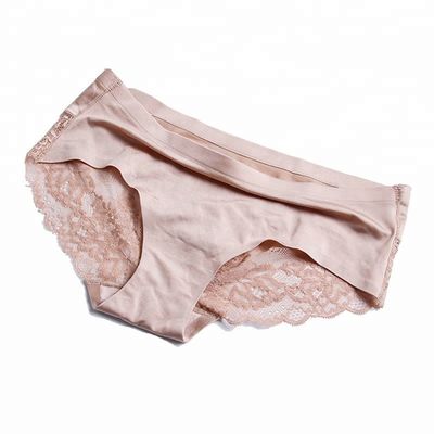 麻のレースの女性下着のパンティーのセクシーで継ぎ目が無い編まれた氷の絹