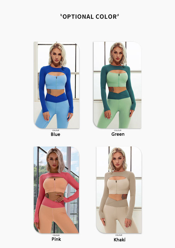 ポリエステル適性の体育館のヨガは女性の収穫された試しのレギングのActivewearに着せる