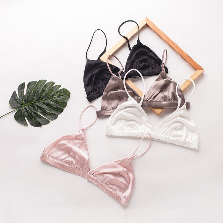 変換可能でセクシーな女性のブラは絹の無線ブラ32A 32B 32Cのナイロン スパンデックスを暗示する
