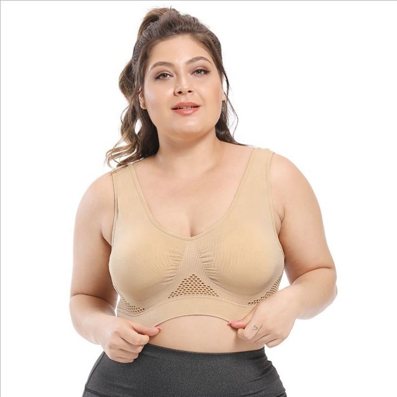 ヨガは大きい女性ブラ44C 44D 3XL 4XLの綿のレースの下着を遊ばす