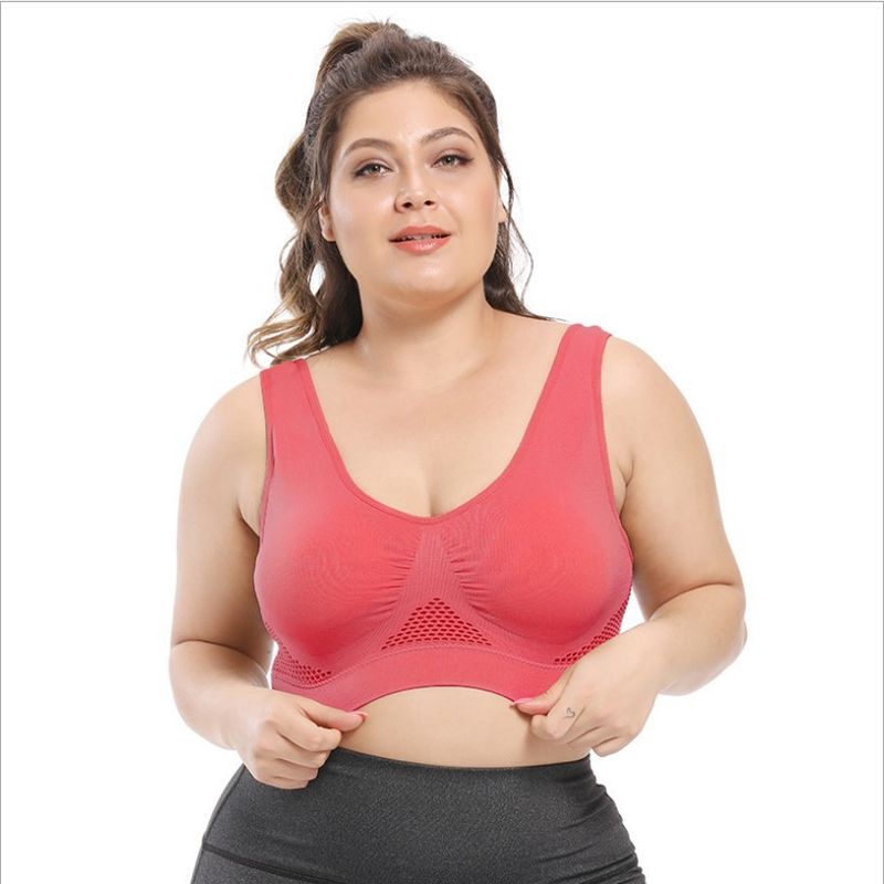 ヨガは大きい女性ブラ44C 44D 3XL 4XLの綿のレースの下着を遊ばす
