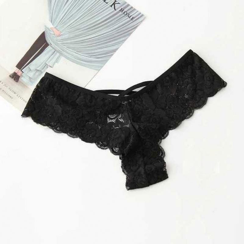 Gひも4XL 5XLのナイロン黒い半ズボンはセクシーな女性の下着の半ズボンをひもで締める