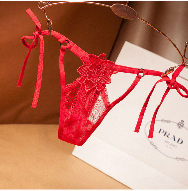 叉G -ひもの女性下着のパンティーの刺繍の女性のセクシーなパンティー