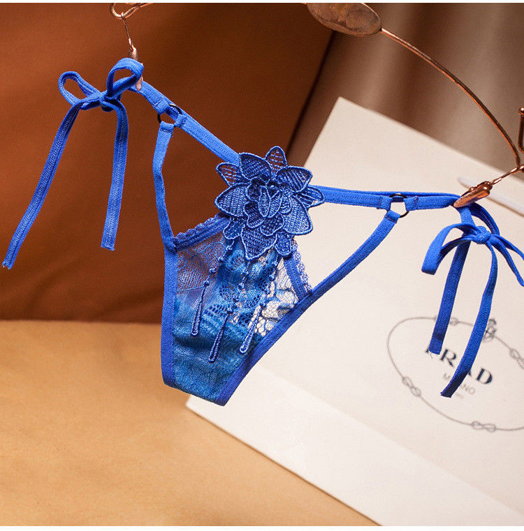 叉G -ひもの女性下着のパンティーの刺繍の女性のセクシーなパンティー