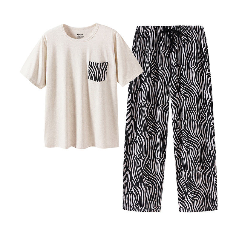 2XL L人の寝間着の暖かいパジャマ二つの部分から成った編まれた夜スーツ セット