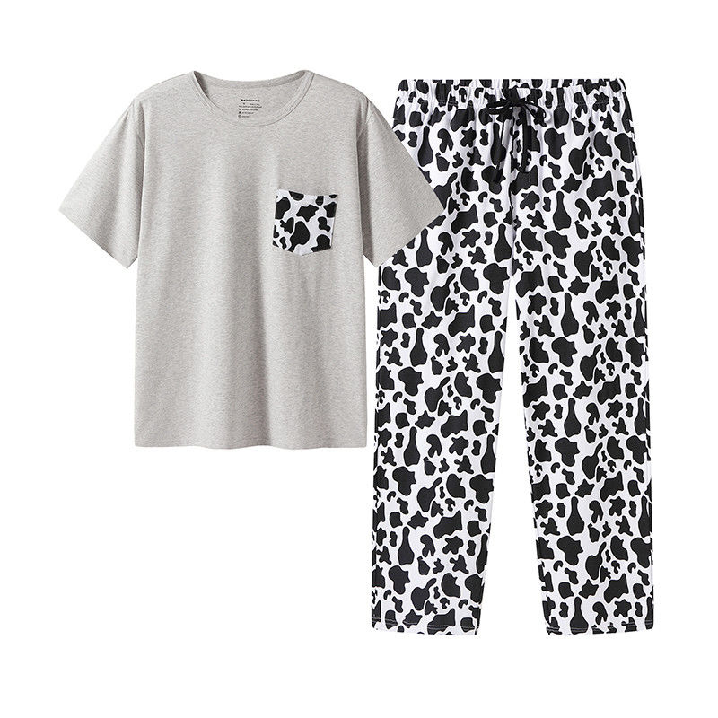 2XL L人の寝間着の暖かいパジャマ二つの部分から成った編まれた夜スーツ セット