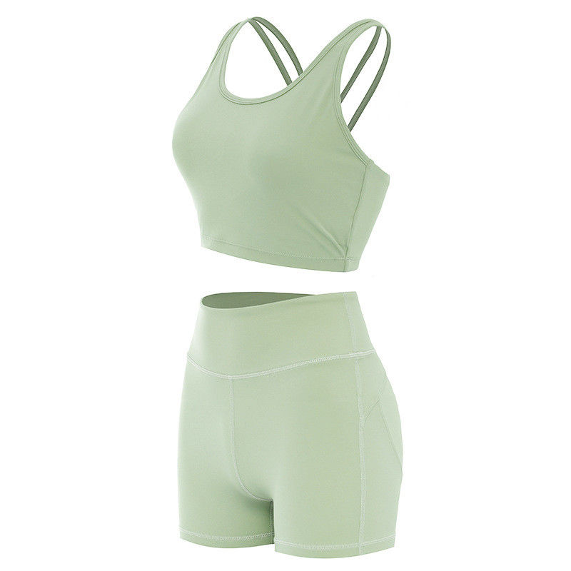 バットLifyingはブラが継ぎ目が無い試しセットのActivewearを肋骨で補強した女性のスポーツをショートさせる