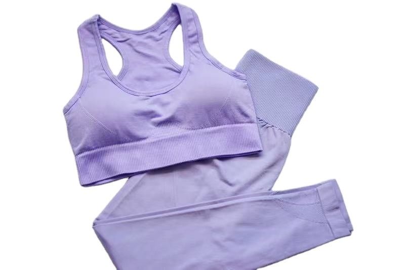 訓練のスーツ ポリエステル女性のスポーツのブラのS M L高いウエストの適性のレギング