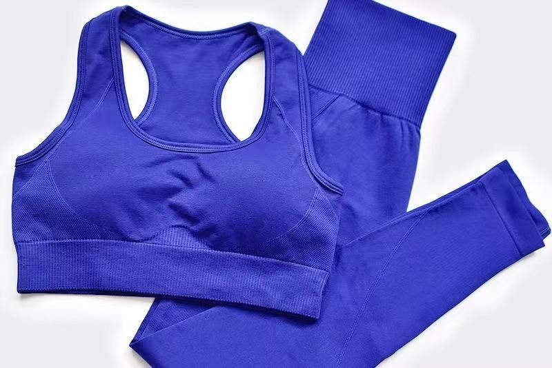 訓練のスーツ ポリエステル女性のスポーツのブラのS M L高いウエストの適性のレギング