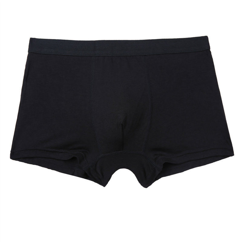 黒いRTSのボクサーの綿の人の下着95の綿5のスパンデックスの下着