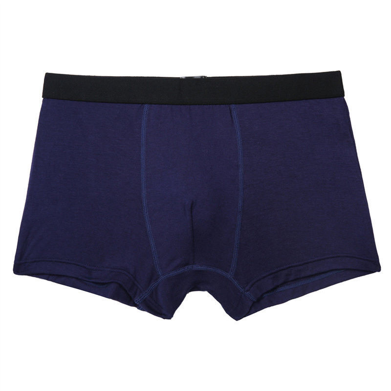 黒いRTSのボクサーの綿の人の下着95の綿5のスパンデックスの下着