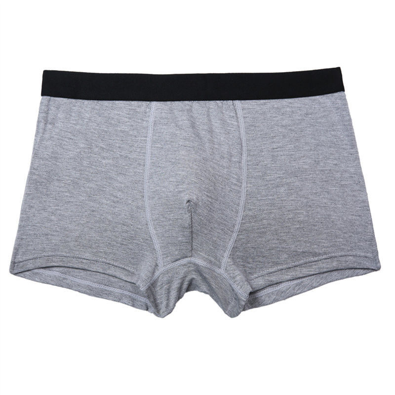 黒いRTSのボクサーの綿の人の下着95の綿5のスパンデックスの下着